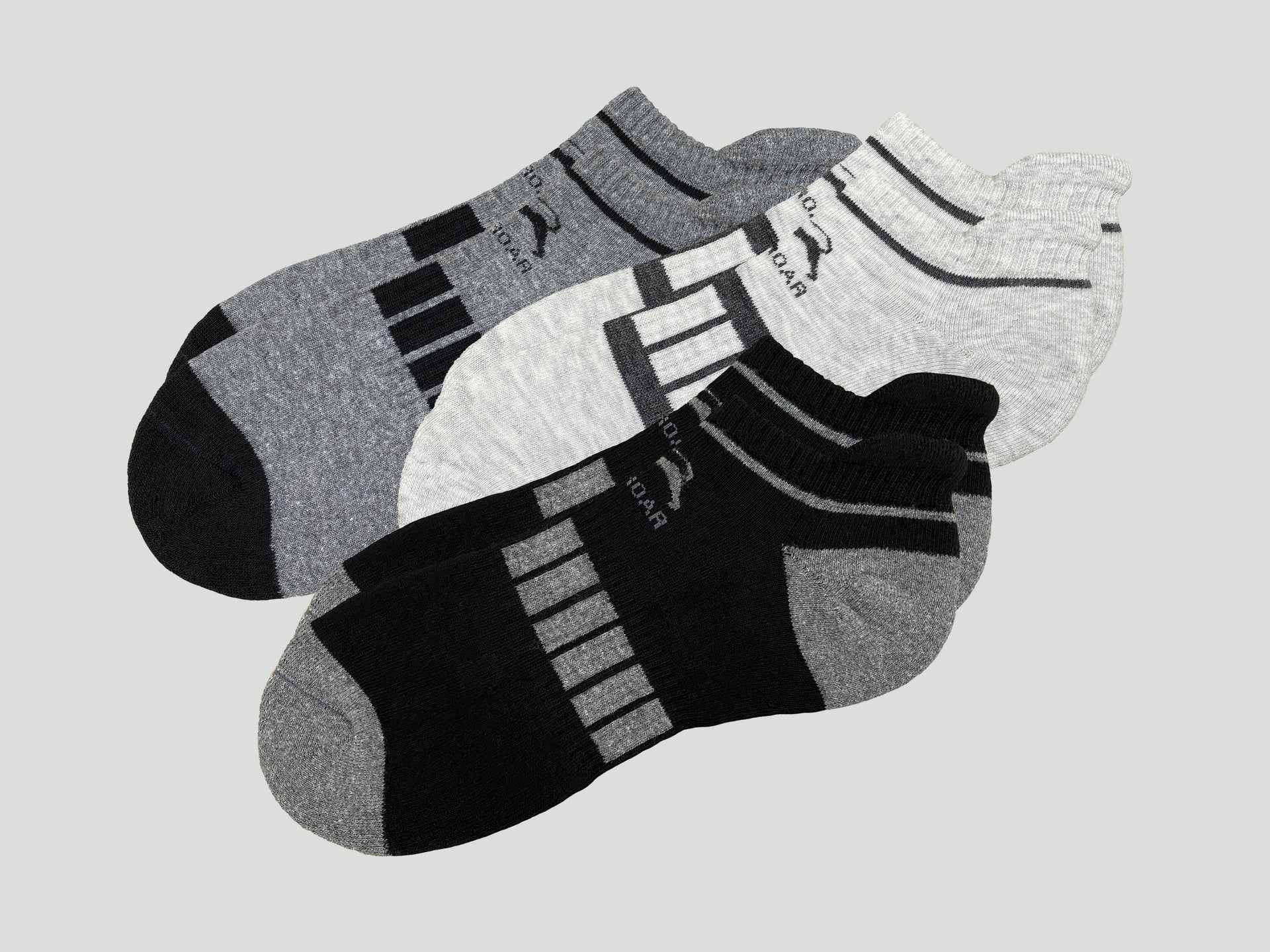 Black Heather Oatmeal Grey Mix